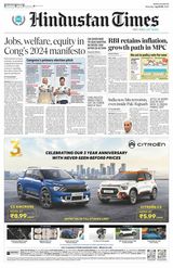 Hindustan Times Bengaluru - April 06, 2024 April 06, 2024