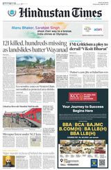 Hindustan Times Bengaluru - July 31, 2024 July 31, 2024
