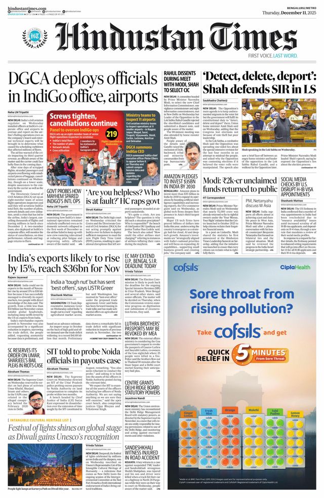 Hindustan Times Bengaluru