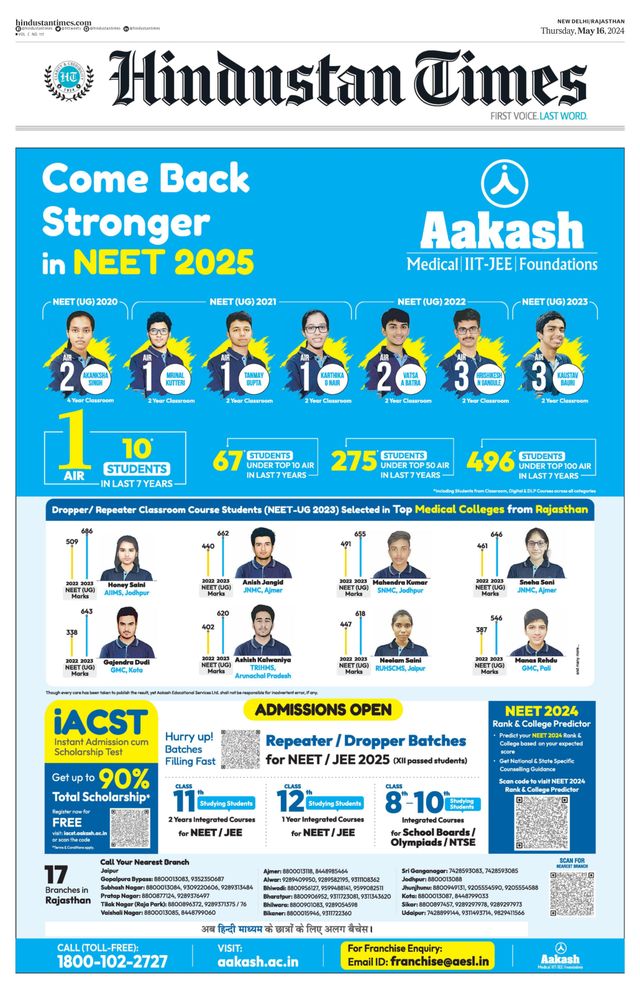 Hindustan Times Rajasthan