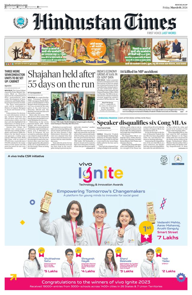 Hindustan Times West UP