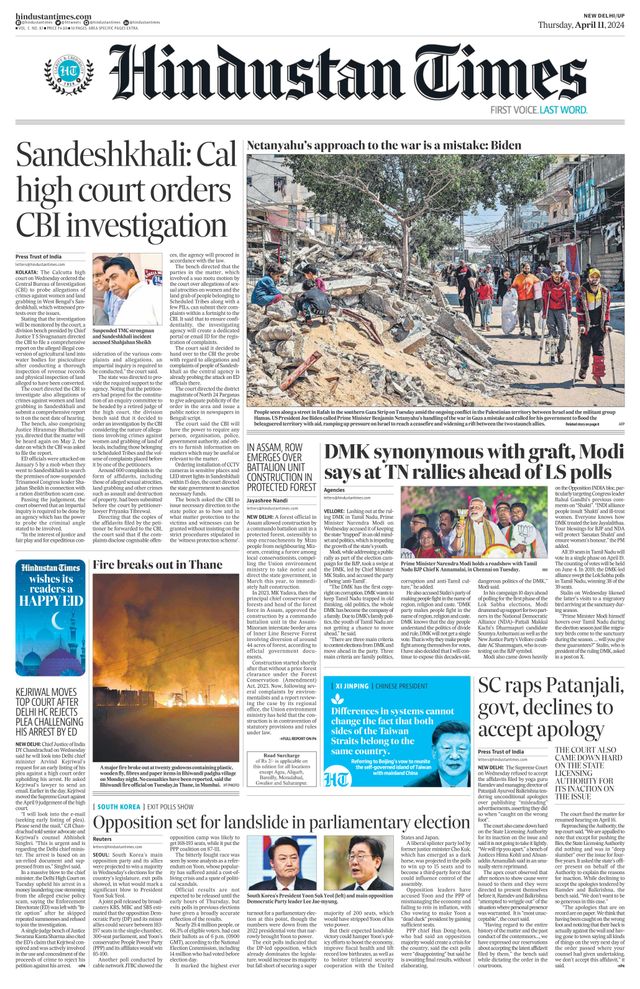 Hindustan Times West UP
