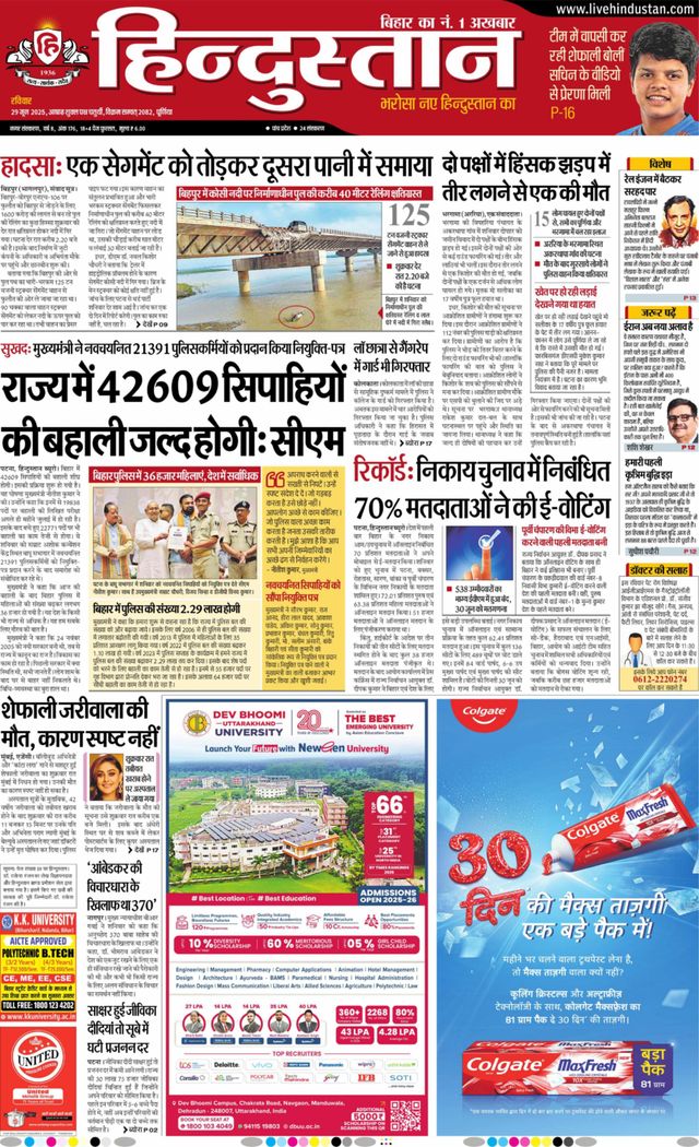 Hindustan Times Hindi Purnia