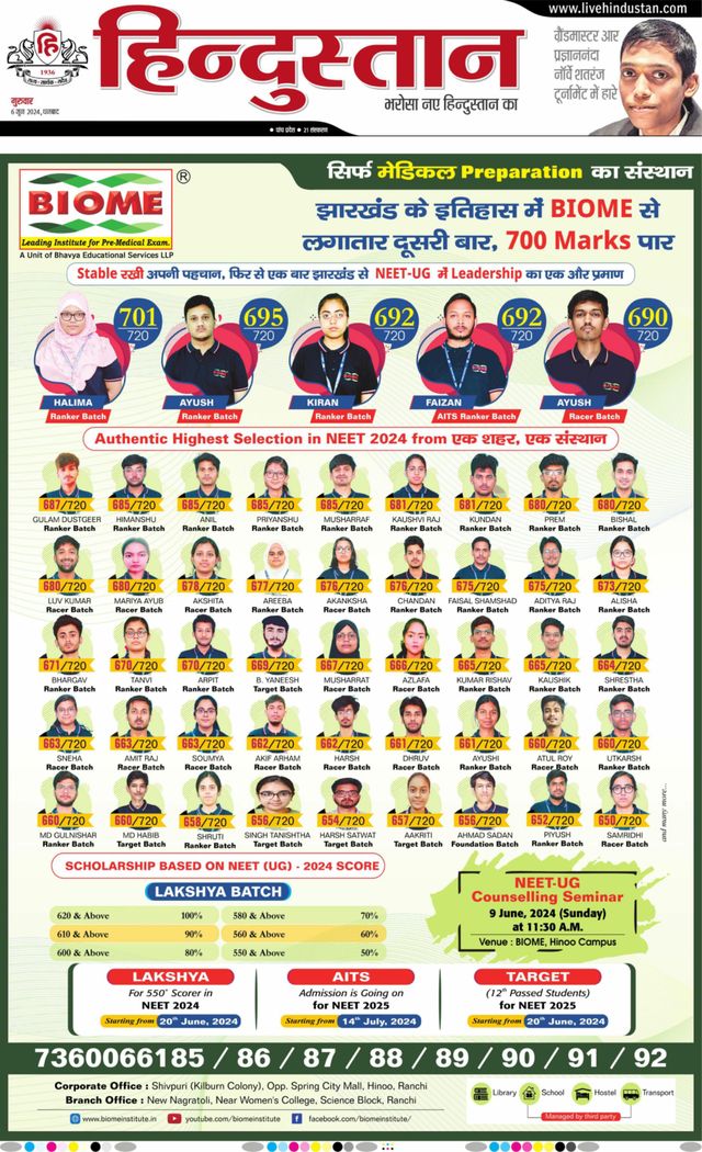 Hindustan Times Hindi Dhanbad