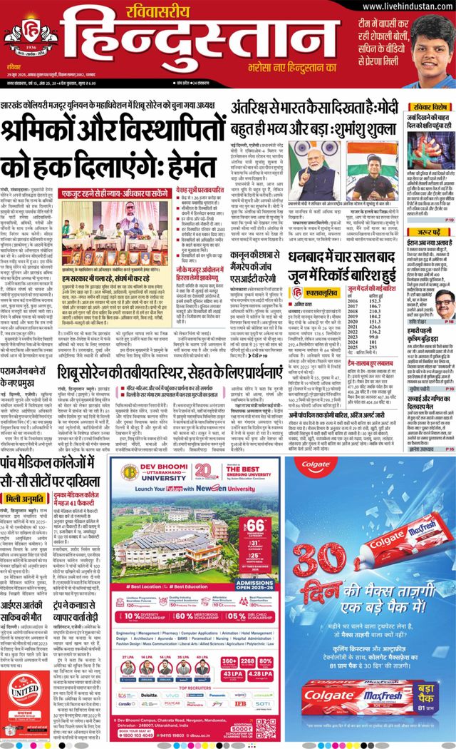 Hindustan Times Hindi Dhanbad