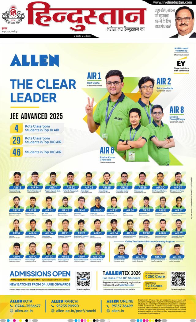 Hindustan Times Hindi Jamshedpur