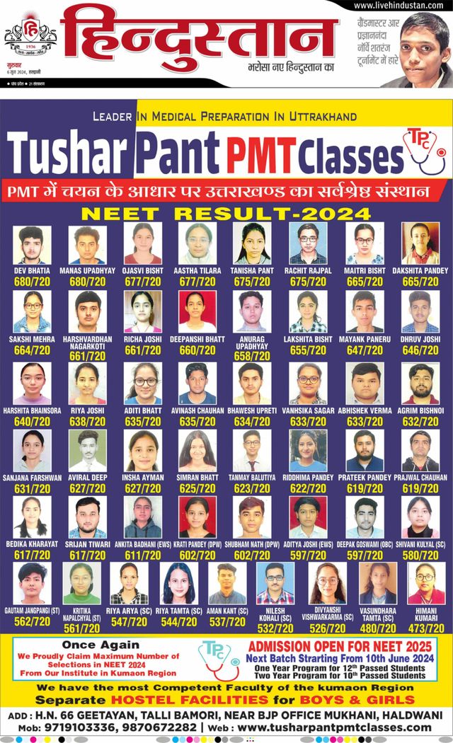 Hindustan Times Hindi Haldwani