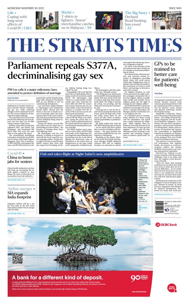 The Straits Times