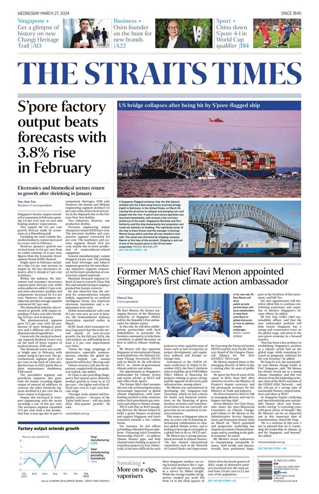 The Straits Times
