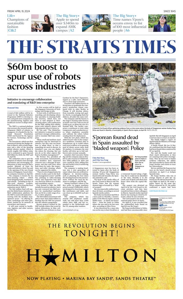 The Straits Times