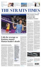 The Straits Times - August 02, 2024 August 02, 2024