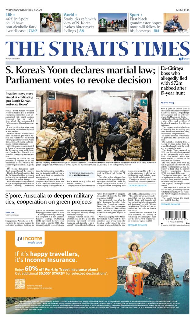 The Straits Times