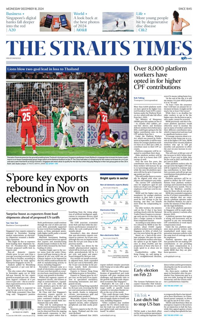 The Straits Times