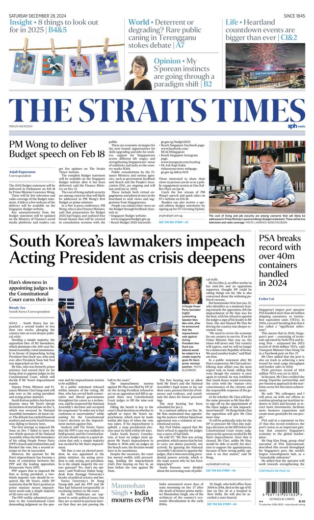 The Straits Times