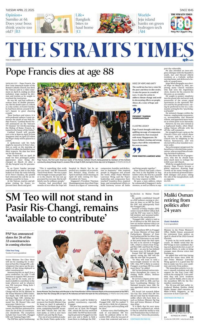 The Straits Times