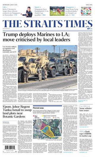 The Straits Times - June 11, 2025 The Straits Times Cover - June 11, 2025 Edition