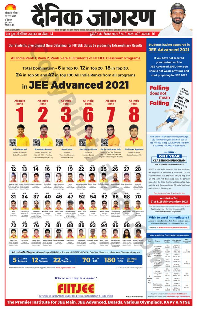 Dainik Jagran Faridabad