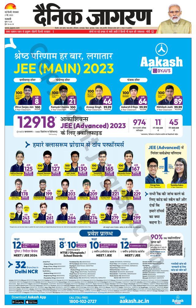 Dainik Jagran Outer Delhi