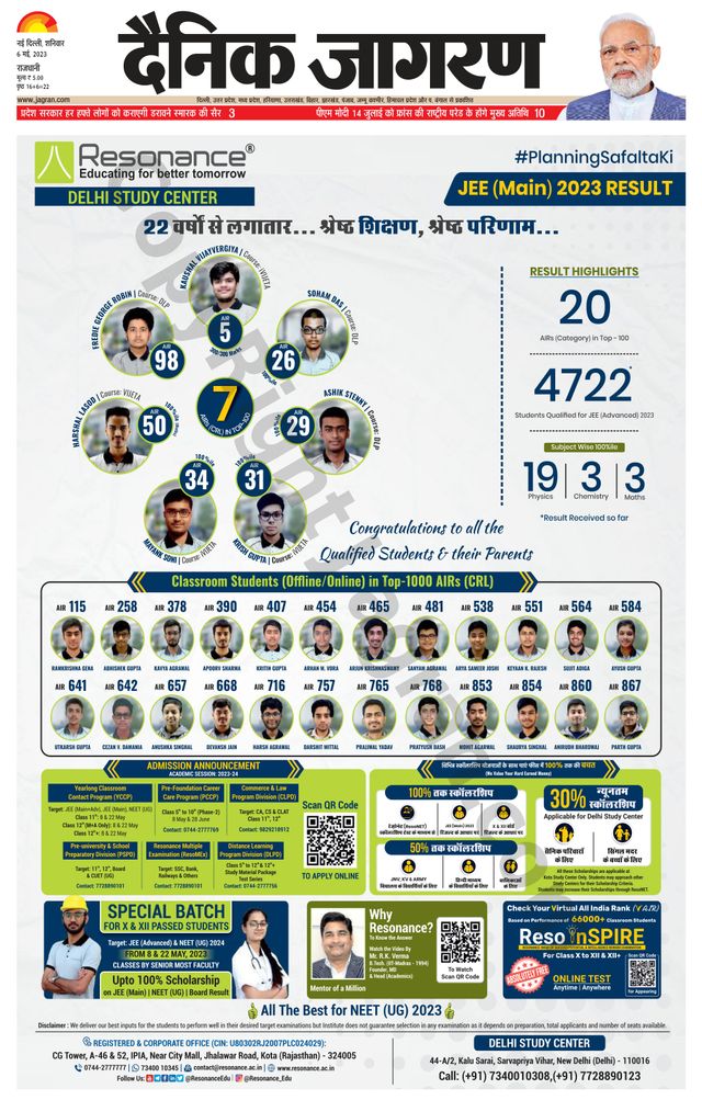 Dainik Jagran Outer Delhi