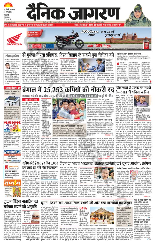 Dainik Jagran Outer Delhi