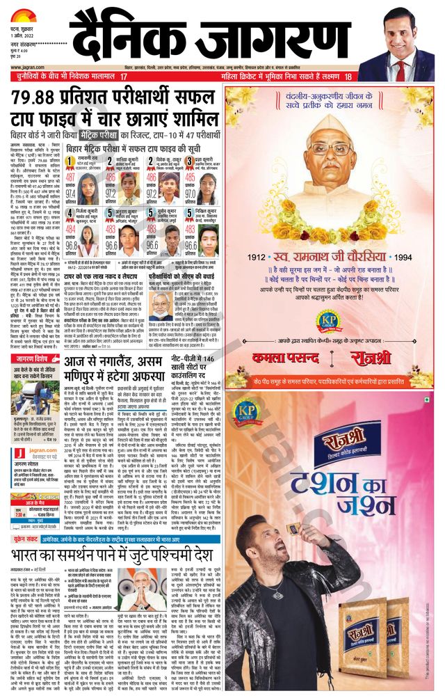 Dainik Jagran Siwan