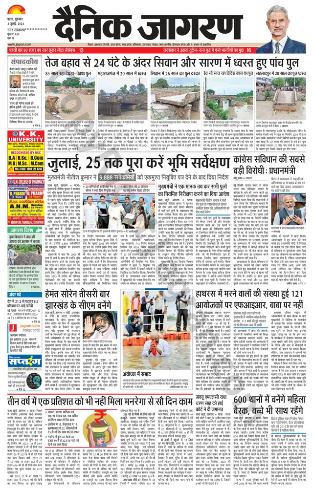 Dainik Jagran Siwan