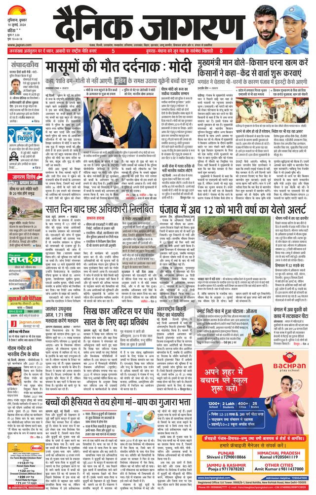 Dainik Jagran Faridkot