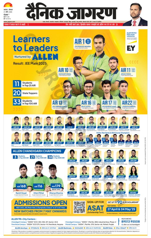 Dainik Jagran Hoshiarpur