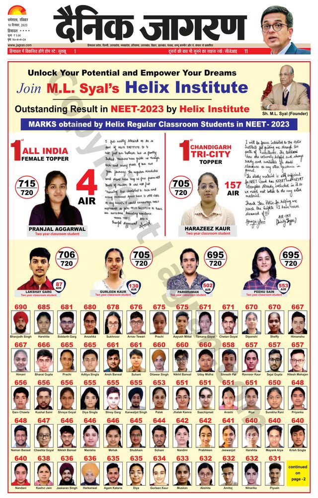 Dainik Jagran Bilaspur