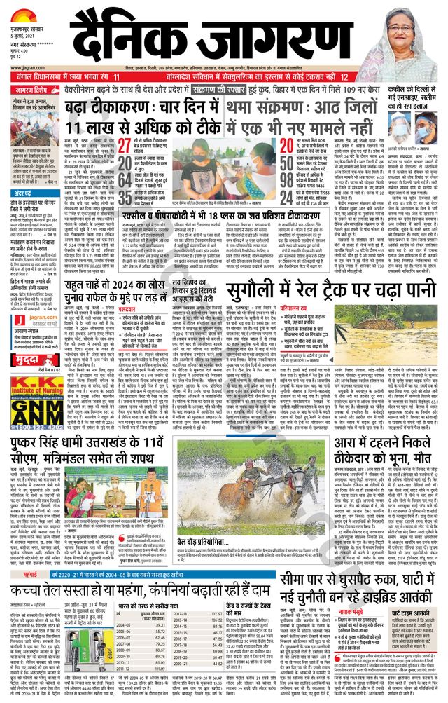 Dainik Jagran Bagha