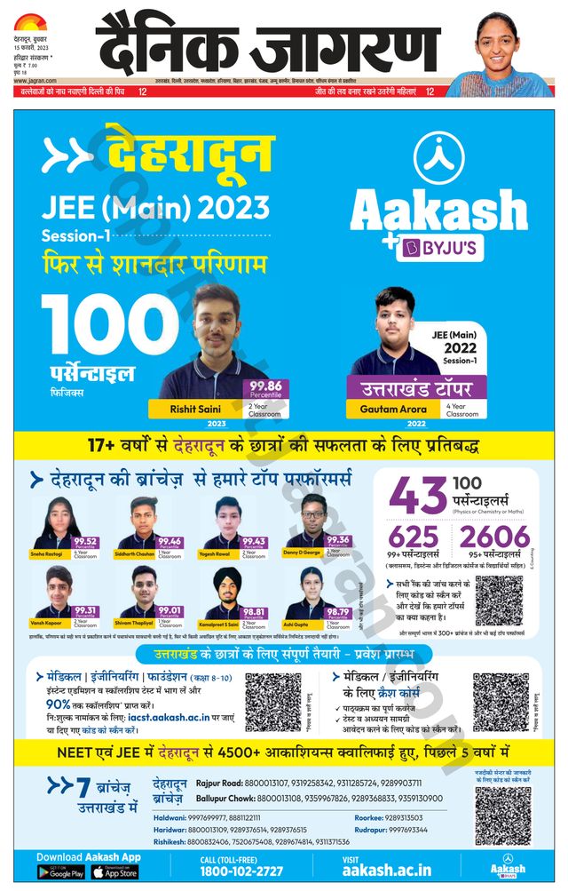 Dainik Jagran Roorkee