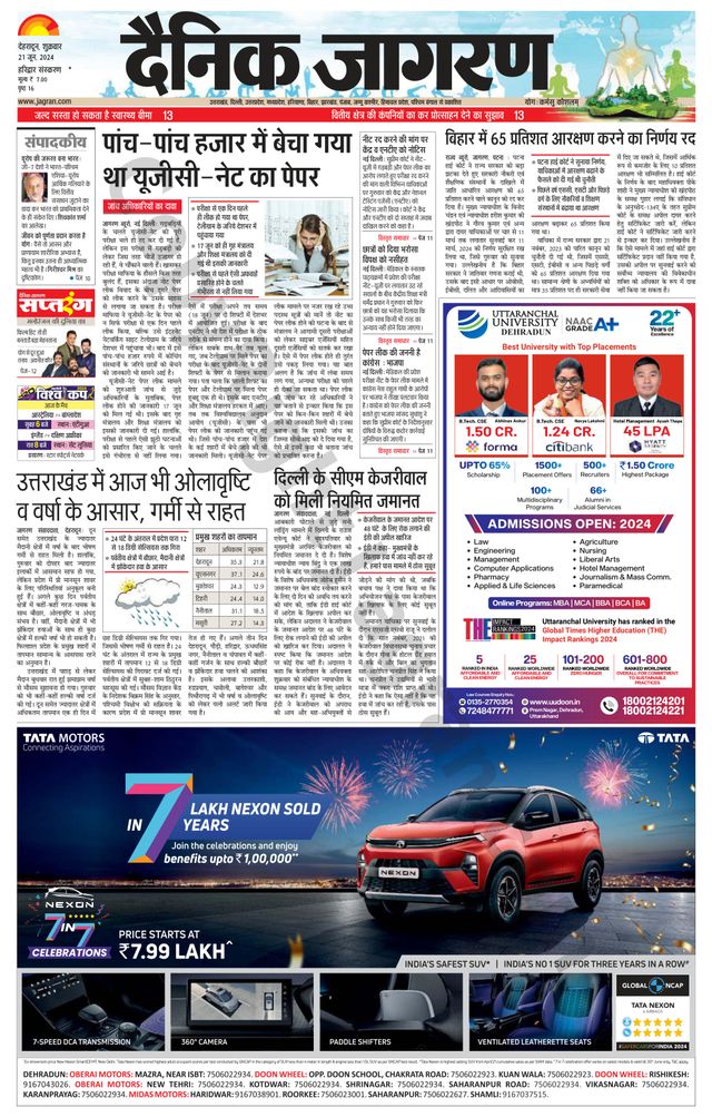 Dainik Jagran Roorkee