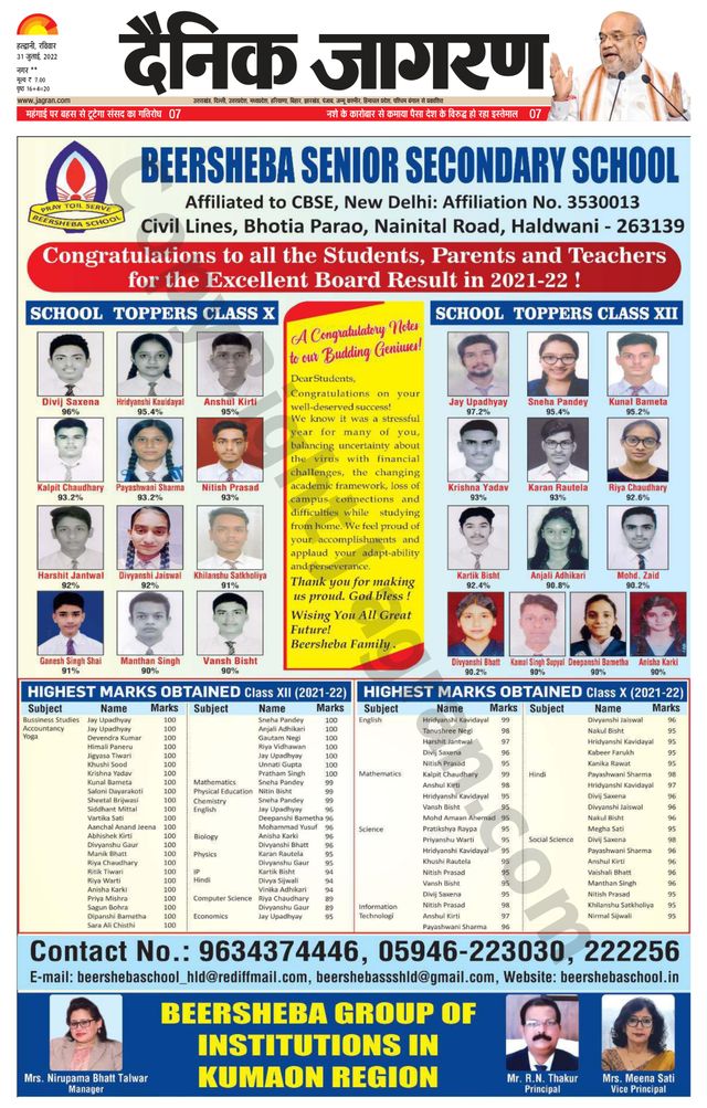 Dainik Jagran Almora