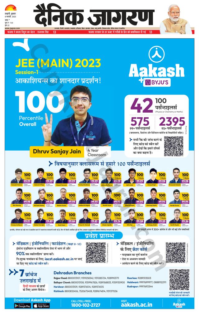 Dainik Jagran U.S.Nagar
