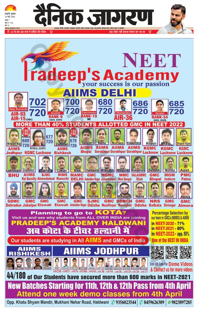 Dainik Jagran U.S.Nagar