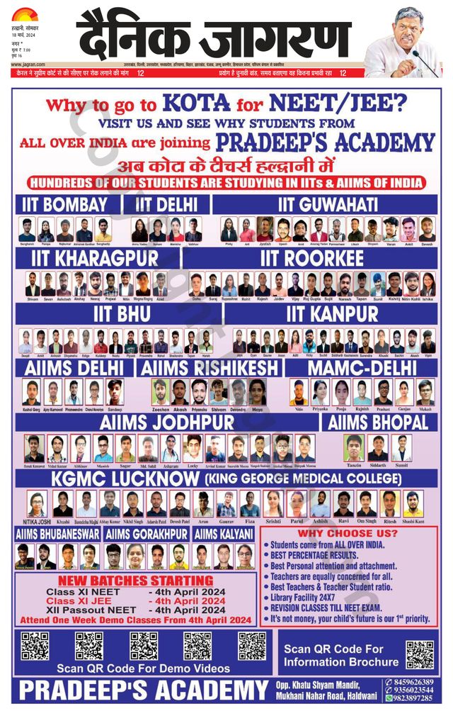 Dainik Jagran U.S.Nagar