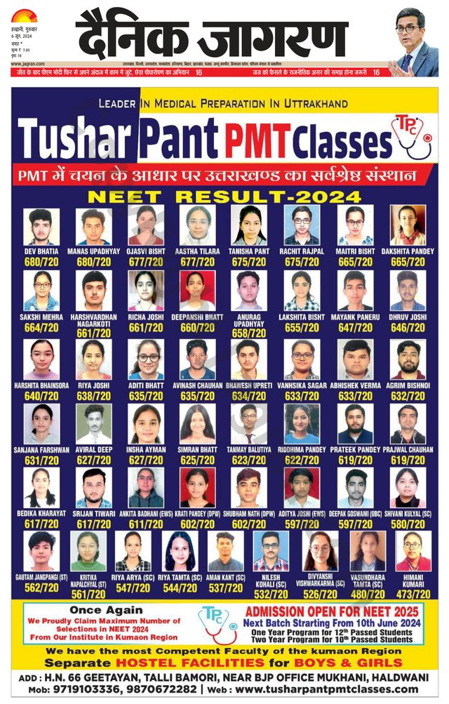 Dainik Jagran U.S.Nagar