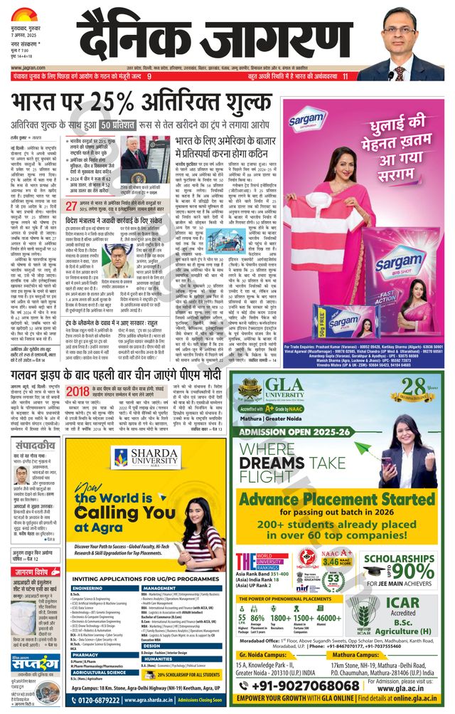 Dainik Jagran Moradabad Dehat
