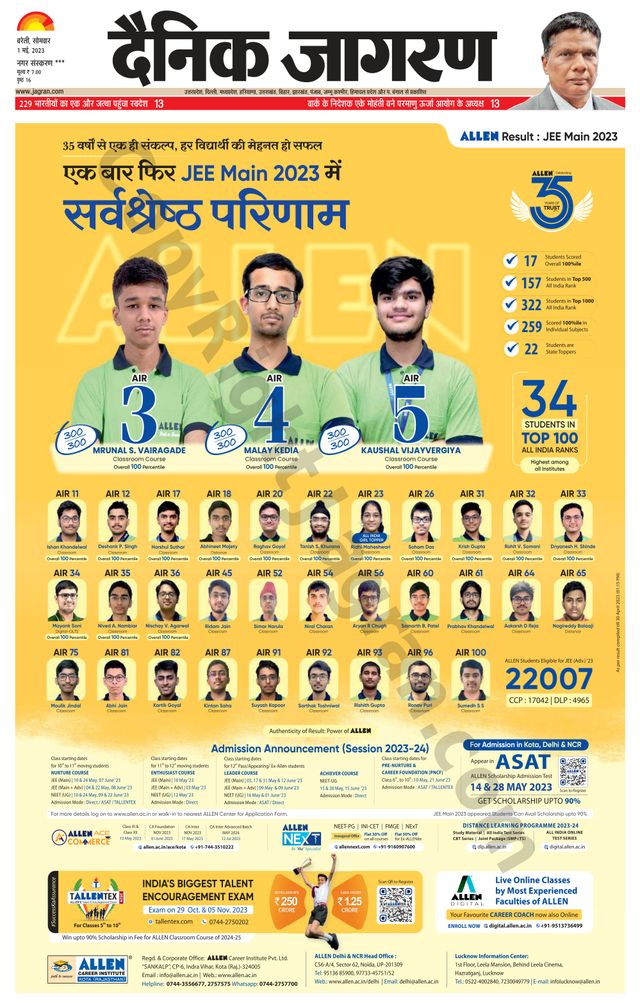 Dainik Jagran Shahjanpur