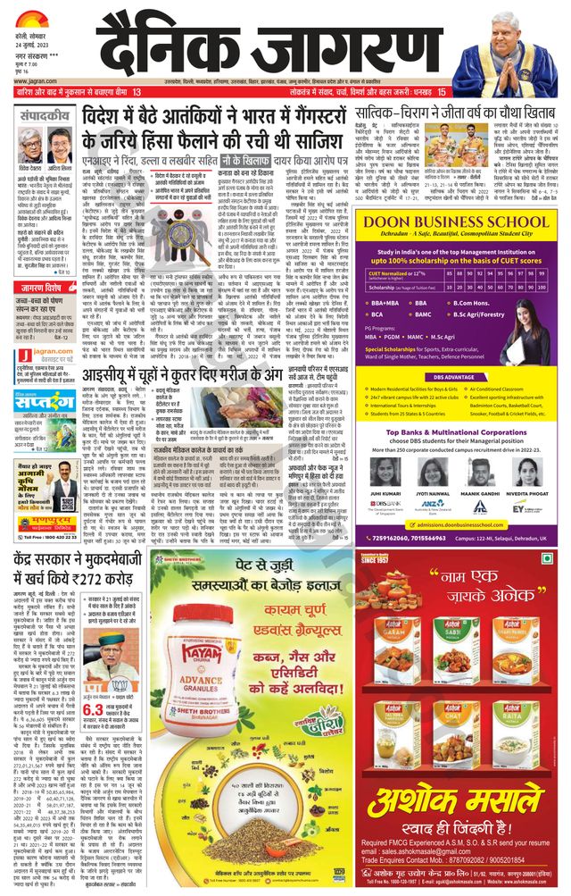 Dainik Jagran Shahjanpur
