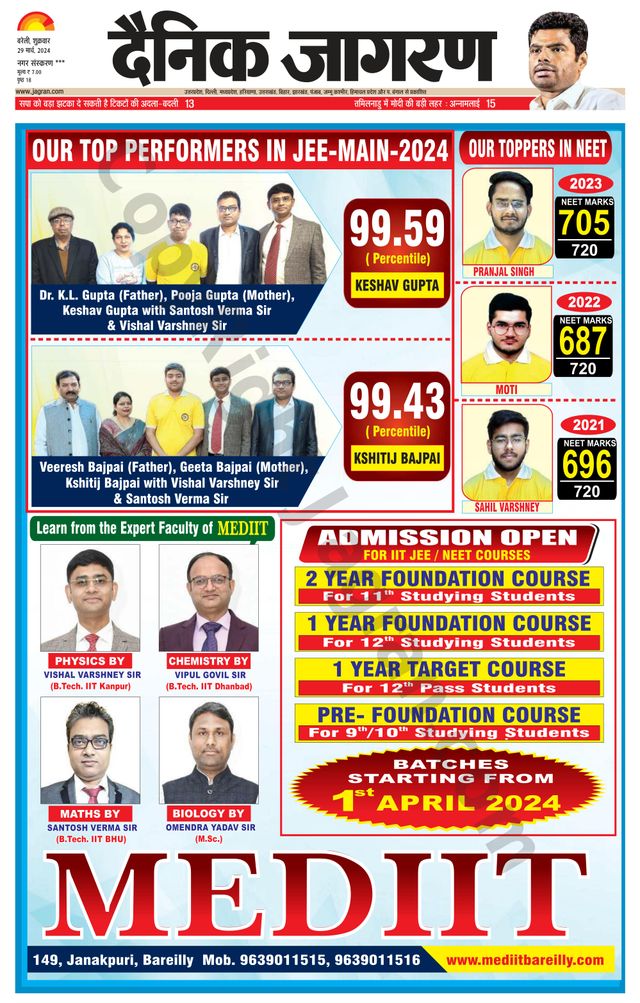 Dainik Jagran Shahjanpur