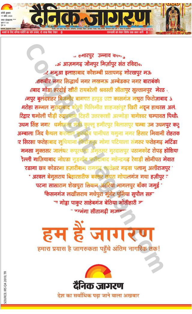 Dainik Jagran Shahjanpur