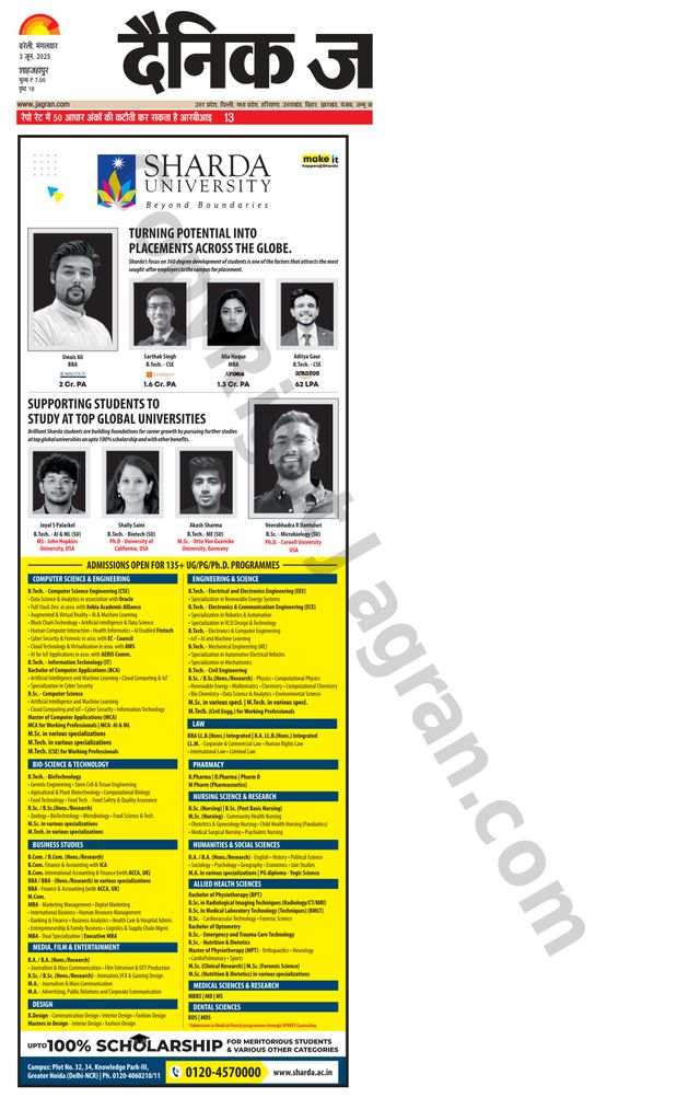 Dainik Jagran Shahjanpur