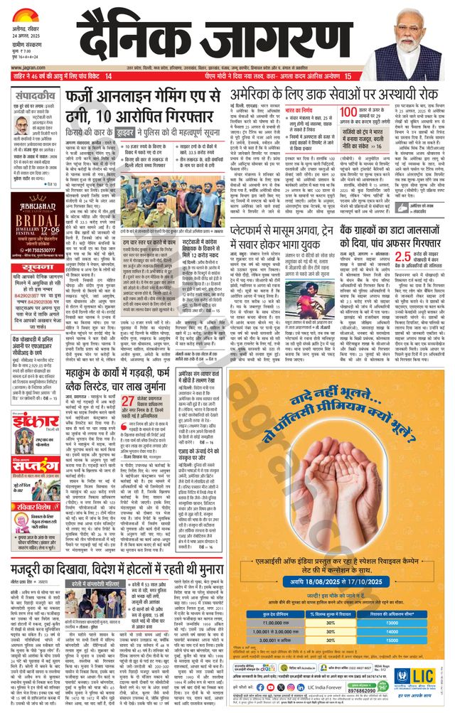 Dainik Jagran Aligarh Dehat