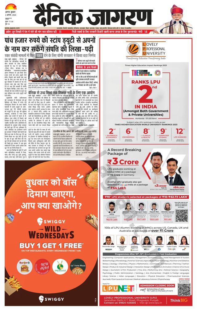 Dainik Jagran Mainpuri