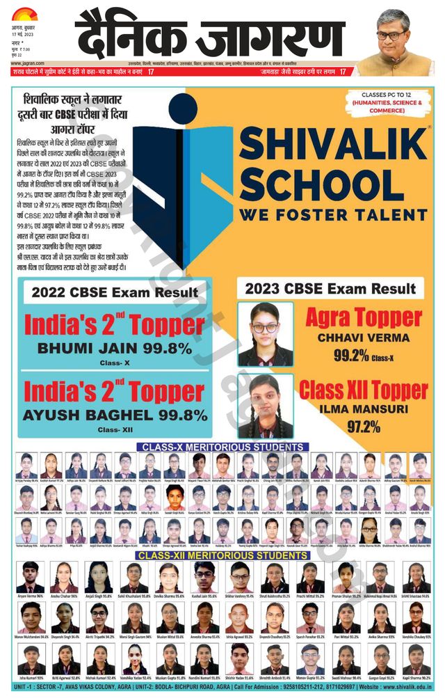 Dainik Jagran Agra dehat