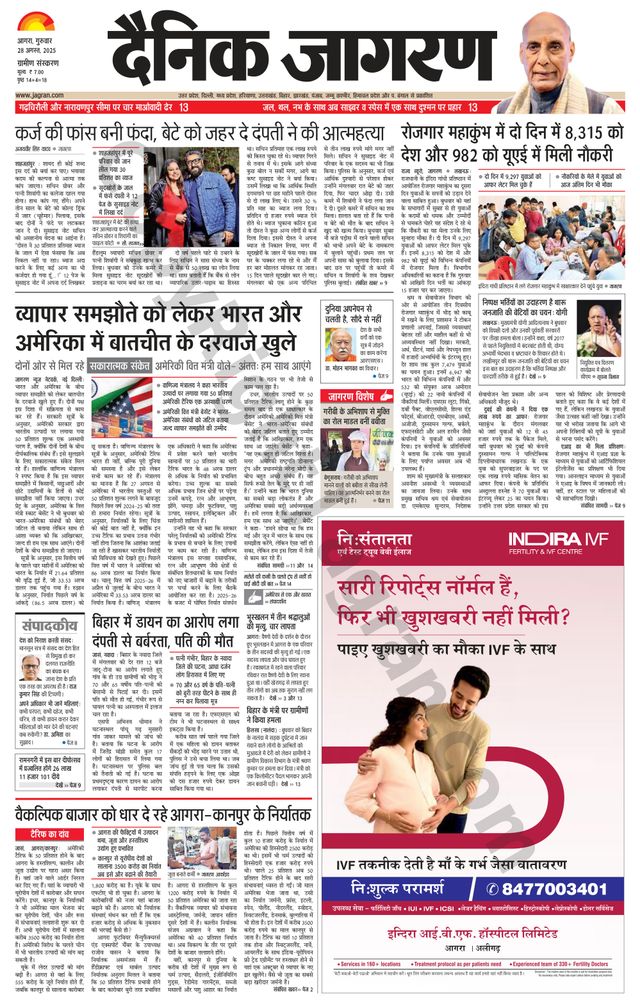 Dainik Jagran Agra dehat