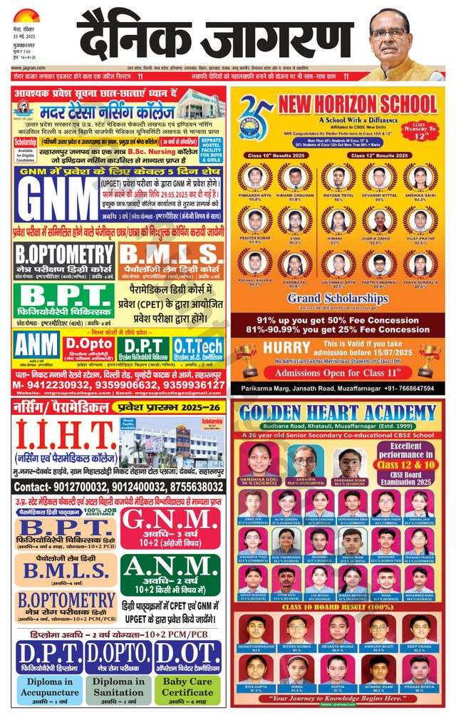 Dainik Jagran Muzaffarnagar