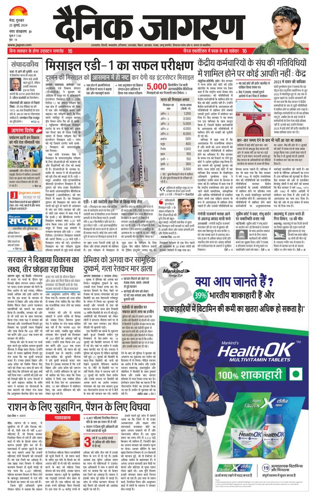 Dainik Jagran Meerut Dehat