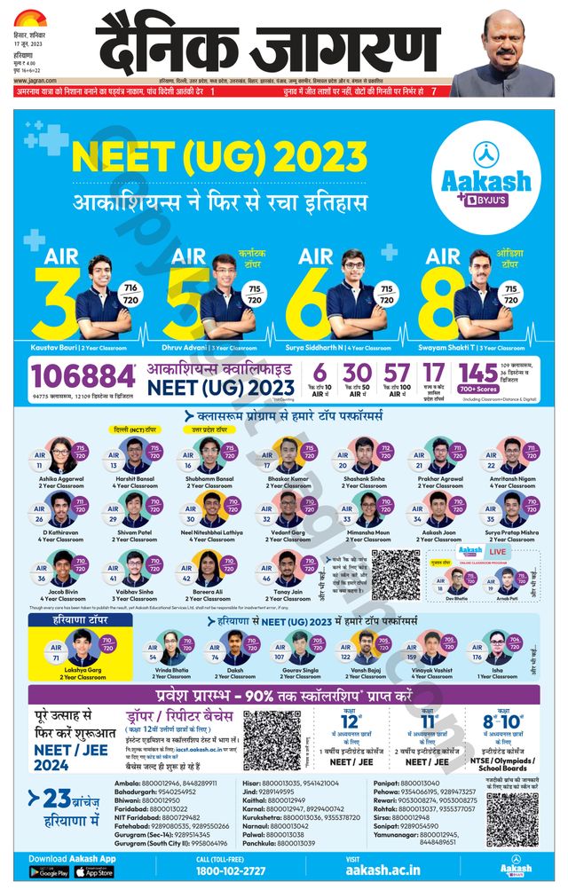 Dainik Jagran Fatehabad